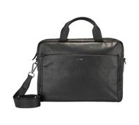 Joop! Teramo Attaché-case Cuir véritable 40 cm Compartiment ordinateur noir