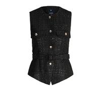 Joop! - Viola Tweed Vest - Femme - Vestes - Noir - Taille: 36 FR