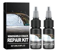 Jooseen Cracks Gone Windshield Crack Repair Kit, 2025 Upgraded Cracks Gone Glass Repair Kit for Chips and Cracks (2PC)