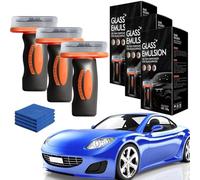 Jooseen Hand-Held Glass Emulsion Cleaner, Car Windscreen Oil Film Remover, Easy-to-Use for Windows Mirrors Automotive Household (3PCS)