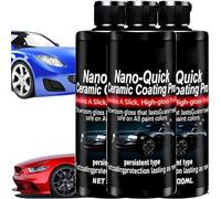 Jooseen Nano-Quick Ceramic Coating Pro, Nano Quick Coat for Car Detailing, Smooth Gloss Finish for Automotive Paint and Glass, Easy Apply, Lasting Luster (3PCS)