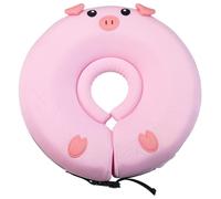 Jooseen Non Inflatable Baby Pool Float, Infant Swim Ring for Newborns, Soft Adjustable Swimming Loop for Pool Use, Flower Shape for 0-18 Months (Pink)