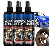 Jooseen Rust Remover Spray for Metal, 100ML Fast-Acting Iron Cleaner, Rust Removal Spray for Vehicles, Tools & Chains (3PCS)