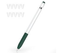 Joosko Compatible avec Apple Pencil 1ère génération, étui en silicone antidérapant, [avec 10 manchons de pointe en silicone] pour Apple Pencil 1ère génération. (Vert nuit)