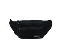 JOOTOO Sac banane en velours côtelé avec fermeture éclair pour filles, Noir , 29x14x10cm