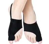 JOOTUEPO 1 Paire Orthèses Hallux Valgus Correcteur Pouce Orteils Séparateur, pour Soulagement Rapide de la Douleur et Correction (Noir, L)