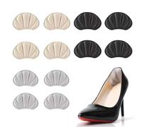 JOOTUEPO 6 Paires Protège-talons, Coussinets de Talon de Qualité Supérieure pour Chaussures, Protections pour Talons Autocollants Antidérapants, Protège Confortables Contre Frottement et Ampoules