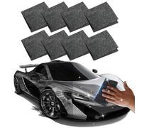 JOOTUEPO 8 Pack Chiffon Nano Sparkle, Efface Rayures Chiffon Voiture, Réparation Efficace des éraflures, Magique Nano Multi-Usage, pour Enlever Les Rayures de Voiture Multifonction