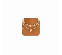 JOOTUEPO étoile de mer tortue Collier, Collier en Coquillages pour Femme, perles étoile de mer coquillage, Réglable/Bohème Chic, pour plagesurfeur/vacances à la plage en été