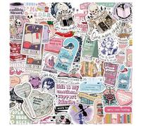 JOOTUEPO Lot de 150 autocollants romantiques en vinyle pour liseuse holographique, marque-pages, paillettes, autocollants en vinyle pour ordinateurs portables, liseuses électroniques, bouteilles