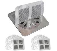 JOOTUEPO Lot de 40 autocollants de drainage, imperméables et jetables, pour douche, baignoire, cuisine