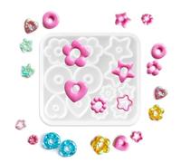 JOOTUEPO Moule Silicone Resine Epoxy, Boucle d'oreille Moule en Résine | Réutilisable Moule en Silicone Moule Resine, pour Création de Bijoux, Pendentif, Collier, Boucles d'oreilles, Décoration