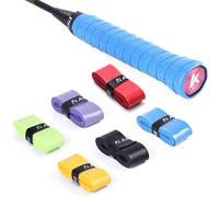 JOOTUEPO Ruban de Raquette Grip, 6 Pièces Raquette Overgrips Antidérapant, Ruban Adhésif pour Raquette de Tennis, Raquette Grip pour Tennis Raquette de Raquette de Pêche de Badminton Squash