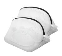 JOOTUEPO Sac Lavage Chaussures Machine à Laver, Sac a Chaussures a Linge, 2 Pièces Filet Chaussure Machine à Laver Réutilisables, Filet à Linge avec Fermeture Éclair pour Protéger Les Chaussures
