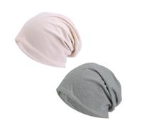 JOOTUEPO Slouchy Beanie Lot de 2 bonnets pour homme et femme - Bonnet chimio pour femme - Été fin / coton - Pour homme et femme