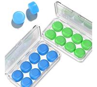 JOOTUERL Bouchons d'Oreille En Silicone, 8 Paires Bouchons d'Oreille pour Dormir Moulables, Boule Quies Silicone Réutilisables et Étanches pour ronflement, natation, voyage, concerts, travail, études