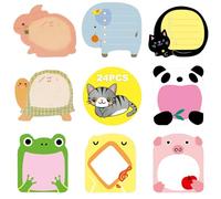 JOOTUERO 24 Post It Feuille Autocollante Design pour Animaux Mini Jouets Anniversaires Cadeaux Enfants