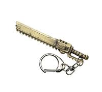 JOOVAYUN Titus's Chainsword Porte-clés en alliage de zinc avec pendentif en forme d'arme souvenir pour les fans de jeu, Warhammer 40 K