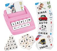 Joozmui Jouet Fille 3-8 Ans, Jeux Educatif 3-9 Ans Cadeau Garcon 3-10 Ans Apprendre a Lire Jouet Enfant 3-12 Ans Garçon Jeux de Societe 3-11 Ans Jeux Enfant Française Lettre