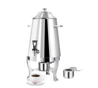 JopaihoVie Urne à café avec porte-carburant de 10 litres - Distributeur de boissons chaudes en acier inoxydable pour lait, café, thé, eau, jus - Chafer de café pour fêtes, traiteur, usage commercial