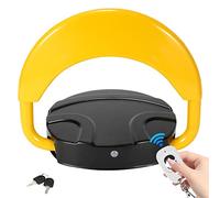 Joparri Barrière de parking avec télécommande, surveillance de parking automatique avec fonctions d'alarme, poteau de parking télécommandé anti-collision 180°, poteau rabattable, verrouillage