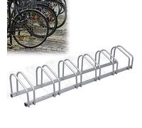 Joparri Porte-vélos Parking Porte-vélos | Porte-roue avec support mural | 6 parkings vélos | Convient aux pneus de 35 à 55 mm | acier galvanisé 2 he