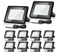 Joparri Projecteur LED Exterieur 30W 6000K Blanc Froid 2550LM, 10 Pack Spot LED Extérieur IP66 Imperméable, Eclairage Exterieur, Lampe Exterieur pour Terrasse Garage Jardin