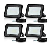 Joparri Projecteur LED Exterieur 30W 6000K Blanc Froid 2550LM, 4 Pack Spot LED Extérieur IP66 Imperméable, Eclairage Exterieur, Lampe Exterieur pour Terrasse Garage Jardin