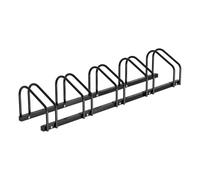 Joparri - Support pour 5 vélos - Porte-vélos multiple 35-55 mm largeur de pneu - Support de vélo au sol - Support de roue - Support au sol - Support pour vélo - Noir - Dimensions : 26 x 130 x 32 cm