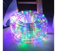 Jopassy 20M LED Tube Lumière lumineux, LED Tubes lumineux Extérieur et Intérieure,Étanche IP44 Ruban LED lumineux,RGB 220 V éclairage Pour Fête de Noël, Les Jardins, Maisons, Extérieur