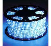 Jopassy 20m Tuyau lumineux LED extérieur intérieur,480 LEDs Tuyau LED étanche,Lumière de fête éclairage décoratif Noël,Bleu
