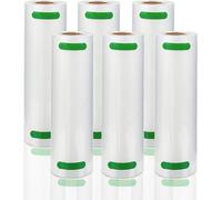 Jopassy 2x-8x Rouleaux sous vide Sacs sous vide 20 x 600 cm Film pour mise sous vide + sachets- 6x Rouleaux sous vide