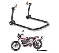 Jopassy Béquille de moto - Support de montage arrière pour moto - Jusqu'à 300 kg - Support de roue pour roue arrière - Aide au montage (roue arrière, noir)