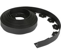 Jopassy Bordure de gazon flexible 10 mètres avec 30 clous, idéale pour délimiter une pelouse, un chemin ou un parterre, en pvc