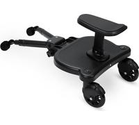 Jopassy Buggy Board avec siège Kiddy Board Marchepied universel Marchepied 360°Deux roues Design Poussette Accessoires Pédale auxiliaire Noir