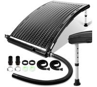 Jopassy Lot de 3 Panneaux solaires pour Piscine - 113 x 65 x 35 cm - Chauffage Solaire 10 000 l/h - Raccordement 32-40 mm - Chauffage Solaire Extensible - Installation Solaire pour Eau Chaude