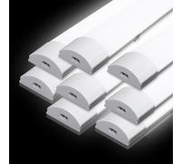 Jopassy Néon LED 120CM 36W Reglette Blanc Neutre 4000K Tube Plafonnier IP65 Haute Luminosité pour Garage Ateliers Sous-sol Magasin Bureau Parking