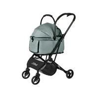 JoPet Poussette pour chiens de petite taille et medlium, poussette pour chien, poussette pour chat, chariot pliable, transporteur, pliage automatique à une main, poussette pour chiot, transport