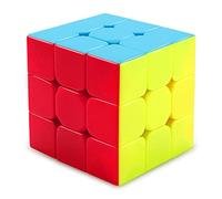 JOPHEK Cube Magique, Speed Cube sans Autocollant Cube de Vitesse Original Cube de Puzzle - Cadeau de Noël pour Enfants et Adultes (3x3)
