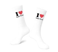 JOPHY & CO. Chaussettes personnalisables, impression sur zone plantaire ou cheville, idée cadeau unisexe cod. 8612, 35-40