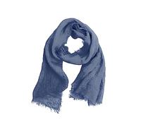 JOPHY & CO. Écharpe 100% Lin Femme Homme Légère Élégante, bleu, 180cm * 60cm