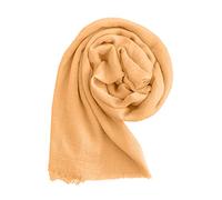 JOPHY & CO. Écharpe/étole/couvre-épaule femme 100% Viscose élégant doux (cod. 2302), Orange, Taille unique