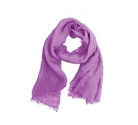 JOPHY & CO. Écharpe légère et élégante pour homme et femme, 100% lin, cerise noire, taille unique
