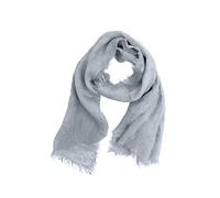 JOPHY & CO. Écharpe légère et élégante pour homme et femme, 100% lin, gris vif (ral 7035), taille unique