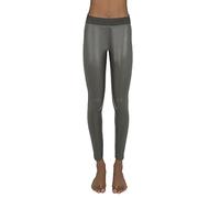 JOPHY & CO. Legging chaud femme bi-élastique en simili cuir Skinny molletonné (cod. 9828), Militaire, S