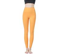 JOPHY & CO. Leggings Longs en Tissu biélastique pour Femmes (cod. 9839) (Moutarde, S)