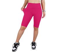 JOPHY & CO. Leggings pour femmes au-dessus du genou short extensible sous les vêtements (code 9821) - Rose - S