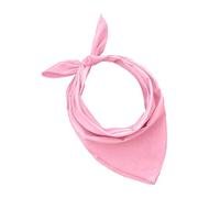 JOPHY & CO. Lot de 3, 5, 10 bandanas 100% coton pour femme, homme, enfant, couleur unie et/ou motif paisley, cod.A644, Rose, Couleur Unique, Set 10 pz