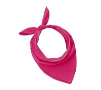 JOPHY & CO. Lot de 3, 5, 10 bandanas 100% coton pour femme, homme, enfant, couleur unie et/ou motif paisley, cod.A644, Fuchsia Foncé, Couleur Unique, Set 1 pz