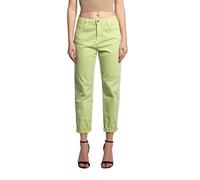 JOPHY & CO. Pantalon femme avec cinq poches en coton élastique (réf. 1372), Vert pomme, XS